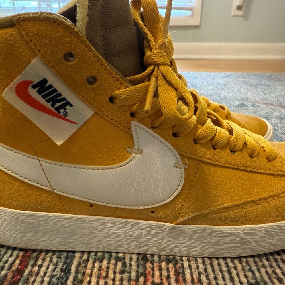 Nike Blazer Mustard High-Top Sneakers